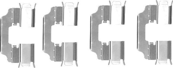 Mintex MBA1770 - Set accesorii, placute frana - allinparts.ro