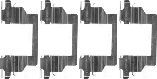Mintex MBA1778 - Set accesorii, placute frana allinparts.ro