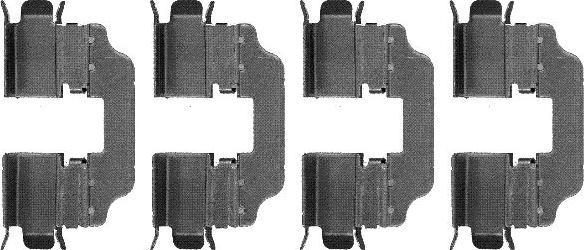 Mintex MBA1773 - Set accesorii, placute frana - allinparts.ro