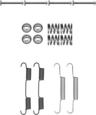 Mintex MBA896 - Set accesorii, saboti frana parcare - allinparts.ro