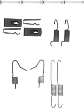 Mintex MBA898 - Set accesorii, saboti frana parcare - allinparts.ro
