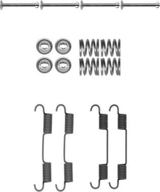 Mintex MBA897 - Set accesorii, saboti frana parcare - allinparts.ro