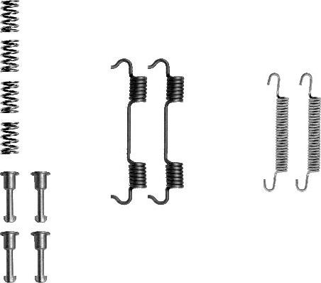 Mintex MBA801 - Set accesorii, saboti frana parcare - allinparts.ro