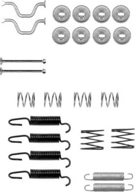 Mintex MBA816 - Set accesorii, saboti frana parcare allinparts.ro