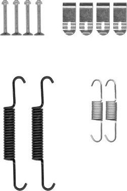 Mintex MBA881 - Set accesorii, saboti frana parcare - allinparts.ro