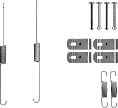 Mintex MBA888 - Set accesorii, sabot de frana allinparts.ro
