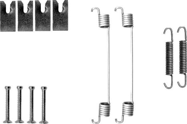 Mintex MBA827 - Set accesorii, sabot de frana - allinparts.ro