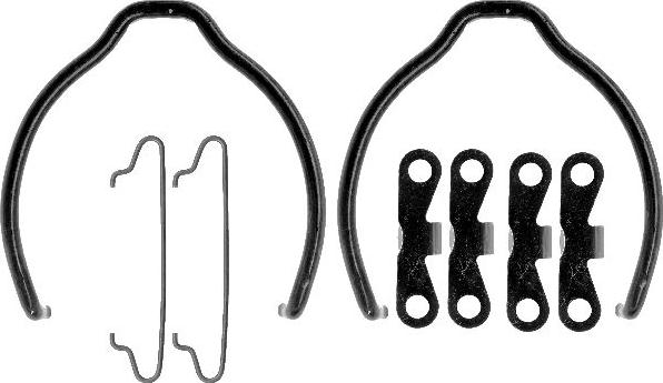 Mintex MBA721 - Set accesorii, saboti frana parcare - allinparts.ro