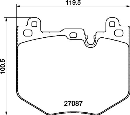 Mintex MDB4445 - Set placute frana,frana disc - allinparts.ro