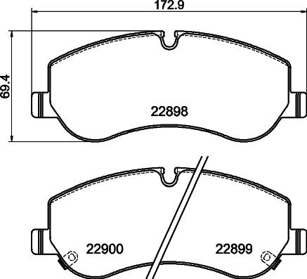 Mintex MDB4415 - Set placute frana,frana disc allinparts.ro
