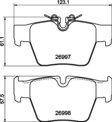 Mintex MDB4421 - Set placute frana,frana disc - allinparts.ro
