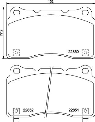 Mintex MDB4091 - Set placute frana,frana disc - allinparts.ro