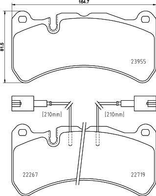 Mintex MDB4017 - Set placute frana,frana disc - allinparts.ro