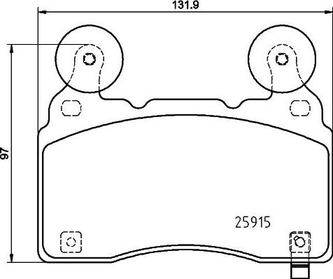 Mintex MDB4078 - Set placute frana,frana disc - allinparts.ro