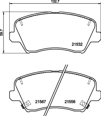 Mintex MDB4186 - Set placute frana,frana disc - allinparts.ro