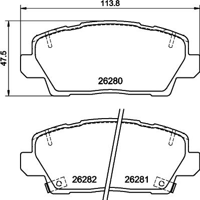 Mintex MDB4177 - Set placute frana,frana disc allinparts.ro