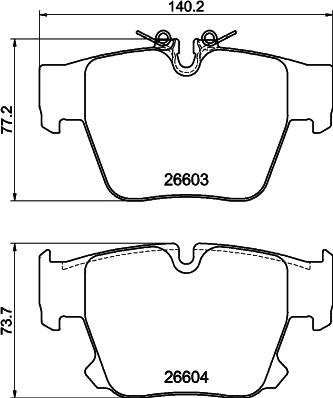 Mintex MDB4381 - Set placute frana,frana disc allinparts.ro