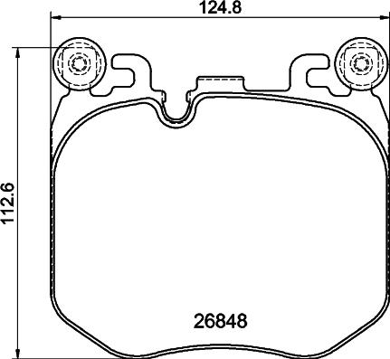 Mintex MDB4383 - Set placute frana,frana disc allinparts.ro