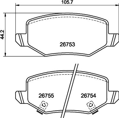 Mintex MDB84329 - Set placute frana,frana disc - allinparts.ro