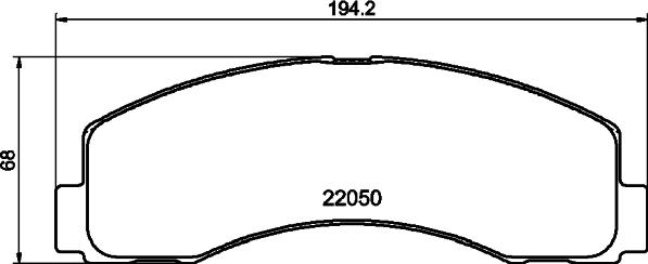 Mintex MDB4322 - Set placute frana,frana disc - allinparts.ro