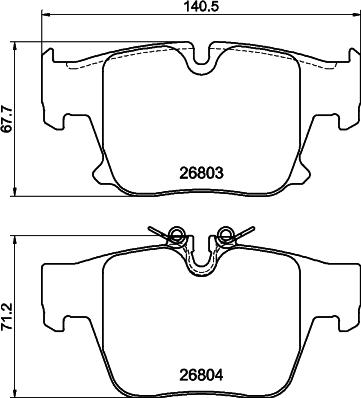 Mintex MDB4378 - Set placute frana,frana disc - allinparts.ro