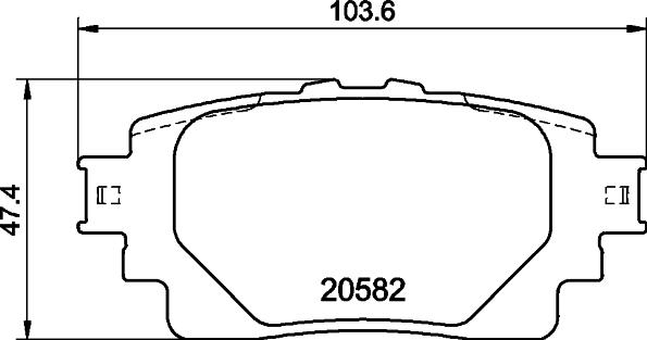Mintex MDB4217 - Set placute frana,frana disc allinparts.ro