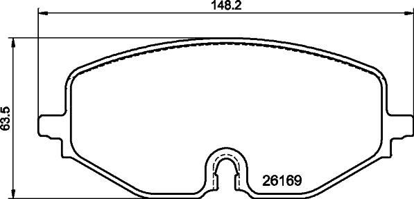 Mintex MDB4282 - Set placute frana,frana disc allinparts.ro