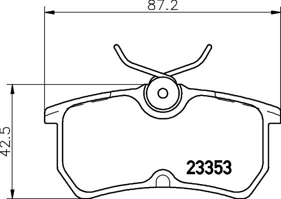Mintex MDB1959 - Set placute frana,frana disc allinparts.ro