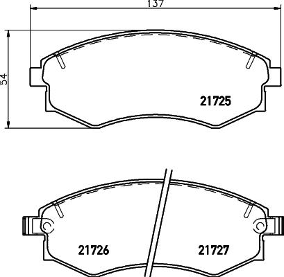 Mintex MDB1488 - Set placute frana,frana disc allinparts.ro
