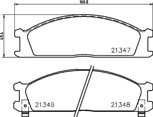Mintex MDB1482 - Set placute frana,frana disc allinparts.ro