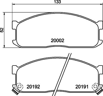 Mintex MDB1439 - Set placute frana,frana disc allinparts.ro