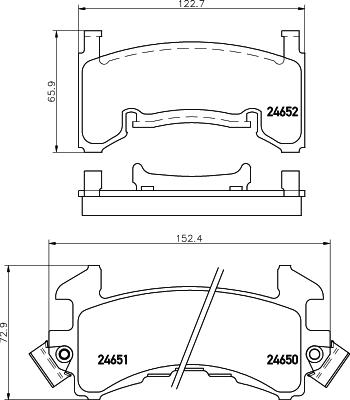 Mintex MDB1595 - Set placute frana,frana disc - allinparts.ro