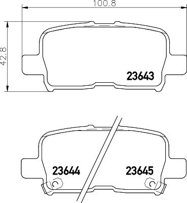 Mintex MDB1596 - Set placute frana,frana disc allinparts.ro