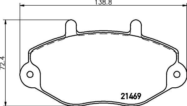 Mintex MDK0084 - Set frana, frana disc allinparts.ro