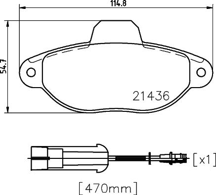 Mintex MDK0020 - Set frana, frana disc - allinparts.ro