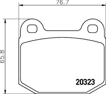 Mintex MDB1099 - Set placute frana,frana disc - allinparts.ro