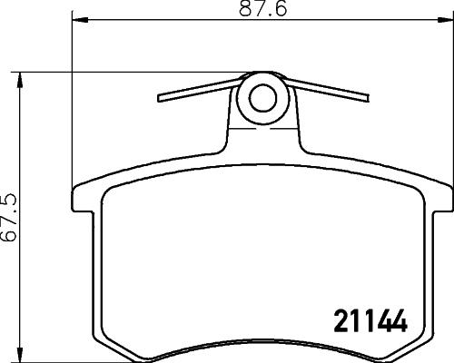 Mintex MDB1191 - Set placute frana,frana disc - allinparts.ro
