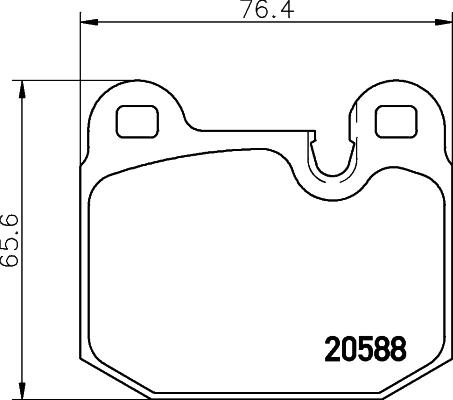 Mintex MDB1153 - Set placute frana,frana disc - allinparts.ro