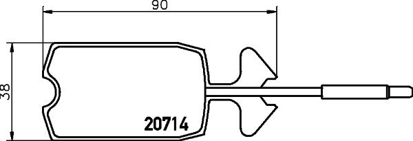Mintex MDB1181 - Set placute frana,frana disc allinparts.ro