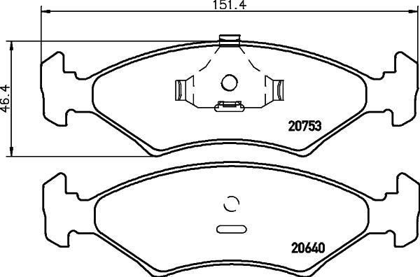 Mintex MDK0033 - Set frana, frana disc - allinparts.ro