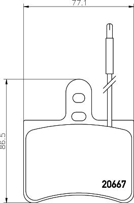 Mintex MDB1177 - Set placute frana,frana disc allinparts.ro