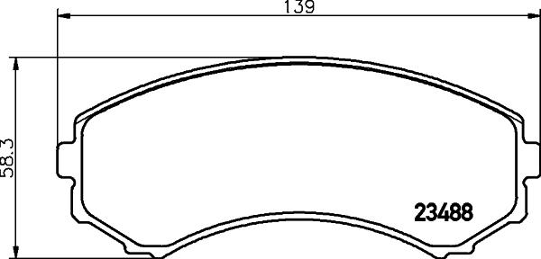 Mintex MDB1845 - Set placute frana,frana disc allinparts.ro