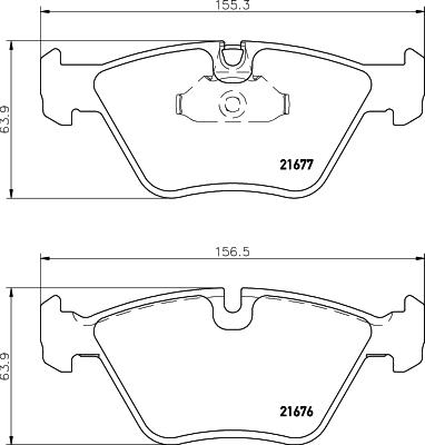 Mintex MDK0204 - Set frana, frana disc - allinparts.ro