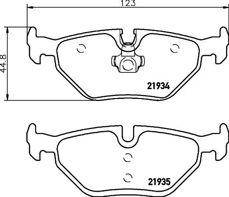 Mintex MDB2763 - Set placute frana,frana disc allinparts.ro