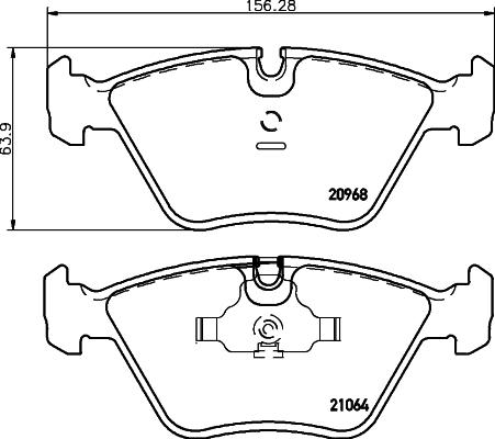 Mintex MDB1393 - Set placute frana,frana disc - allinparts.ro