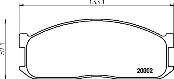 Mintex MDB1346 - Set placute frana,frana disc allinparts.ro