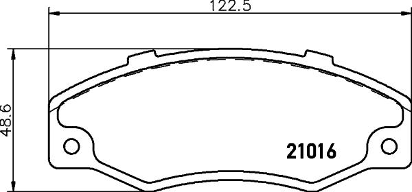 Mintex MDB1355 - Set placute frana,frana disc - allinparts.ro