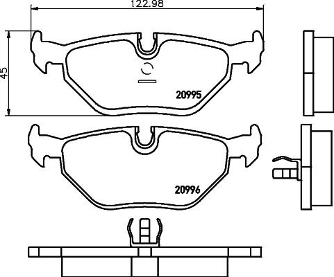 Mintex MDB1369 - Set placute frana,frana disc - allinparts.ro