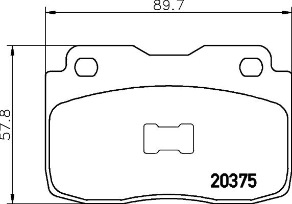 Mintex MDB1256 - Set placute frana,frana disc allinparts.ro