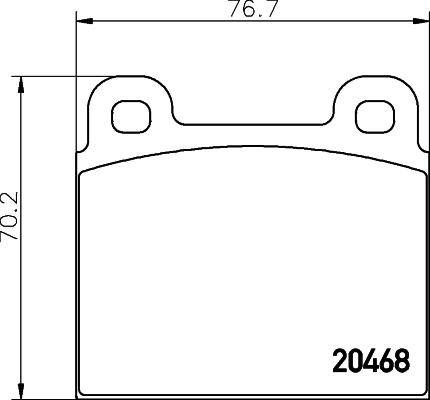 Mintex MDB1235 - Set placute frana,frana disc - allinparts.ro